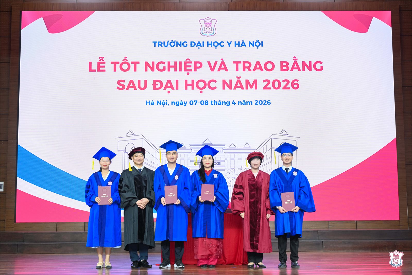 Lễ tốt nghiệp và trao bằng Thạc sĩ, Trường Đại học Y Hà Nội, 07-08/04/2026